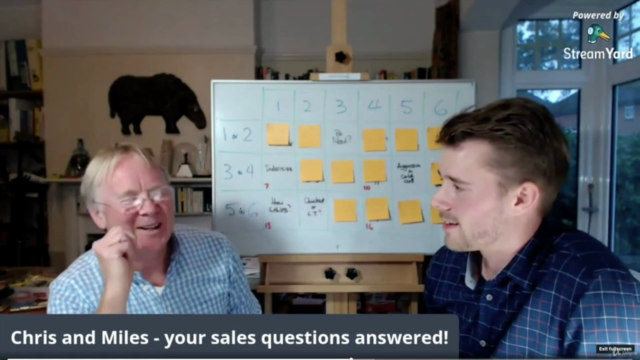 Your Sales Questions ANSWERED - with Chris Croft and Miles – Screenshot 3