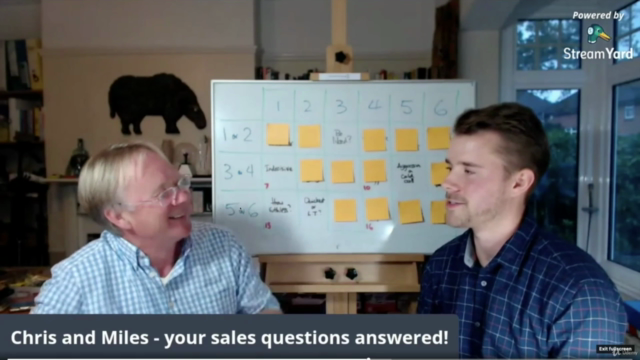 Your Sales Questions ANSWERED - with Chris Croft and Miles – Screenshot 4