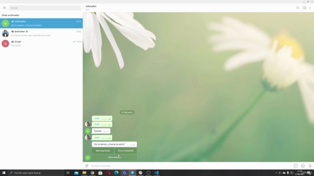 Aprende a programar bots de Telegram completos con Python – Screenshot 2