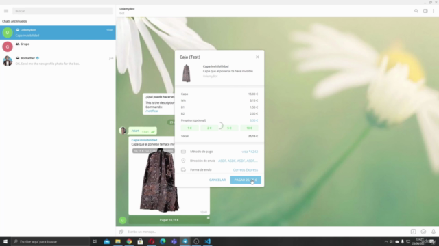 Aprende a programar bots de Telegram completos con Python – Screenshot 4