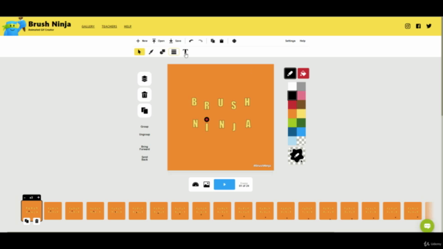 Brush Ninja per bambini: Disegnare e Animare – Screenshot 1