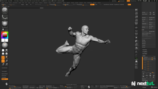 Dynamic Male Anatomy for Artists in Zbrush - Screenshot_04