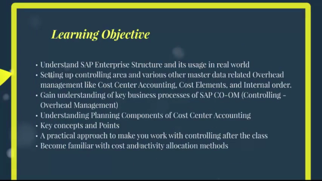 SAP Controlling – Screenshot 1