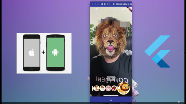 Learn and Build AR & AI Face Filters App with Flutter 2024 - Screenshot_02