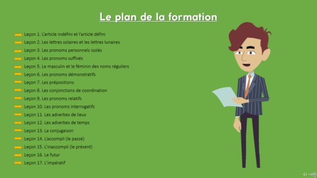 Les bases de la grammaire & conjugaison arabes en 17 cours – Screenshot 4