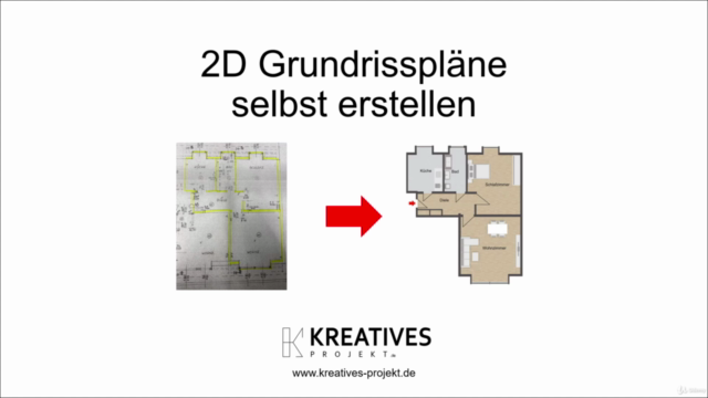 Architektur - 2D Grundriss erstellen mit Microsoft Word – Screenshot 1