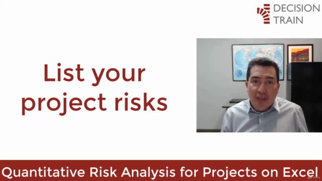 Quantitative Risk Analysis for Projects on Excel – Screenshot 2