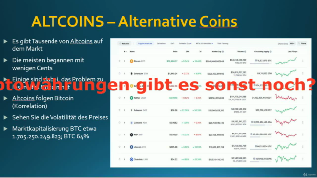 Masterclass:Bitcoin/Kryptowährung/Blockchain für Einsteiger – Screenshot 1