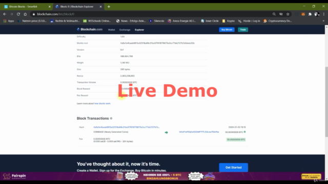 Masterclass:Bitcoin/Kryptowährung/Blockchain für Einsteiger – Screenshot 3