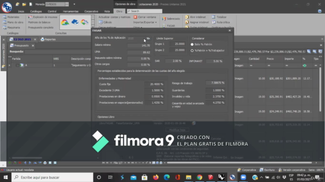Análisis de precios unitarios con Neodata 2021 – Screenshot 4
