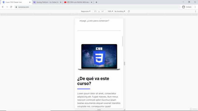 Crea y SUBE tu PRIMERA PÁGINA web con HTML y CSS [GRID] – Screenshot 2