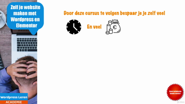 Zelf je website maken met Wordpress en Elementor 2021 – Screenshot 2