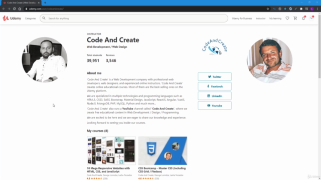 Portfolio Website using HTML, CSS, & JavaScript with Hosting – Screenshot 1