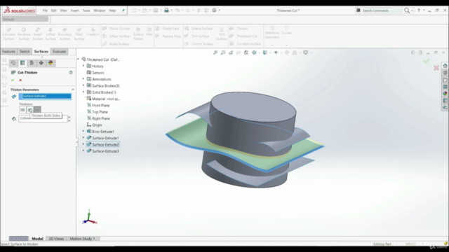 Master SURFACING In SOLIDWORKS With Real Life Examples – Screenshot 1