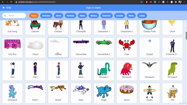 Curso de Scratch avanzado: crea juegos con programación – Screenshot 1