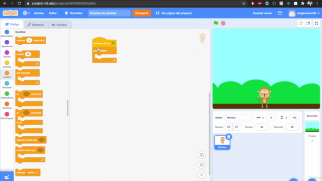Curso de Scratch avanzado: crea juegos con programación – Screenshot 2