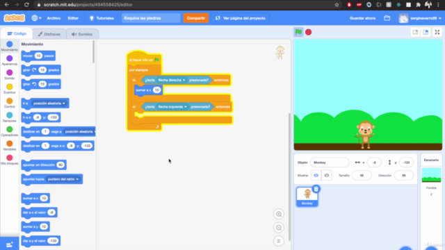 Curso de Scratch avanzado: crea juegos con programación – Screenshot 3