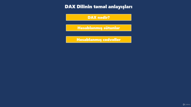 DAX-ın təməl anlayışları kursu (Azərbaycan Dilində) – Screenshot 2
