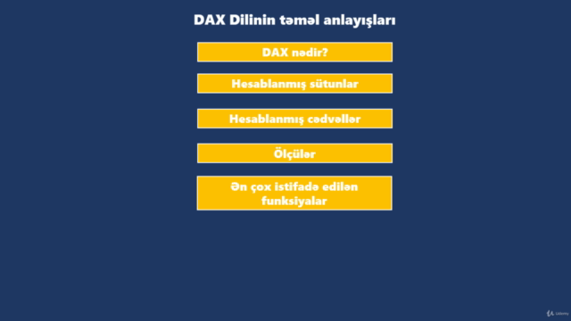 DAX-ın təməl anlayışları kursu (Azərbaycan Dilində) – Screenshot 3