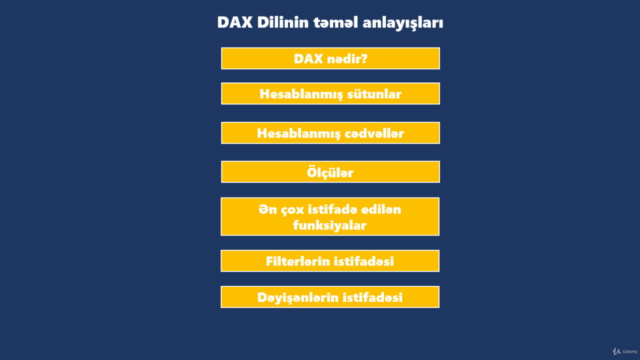 DAX-ın təməl anlayışları kursu (Azərbaycan Dilində) – Screenshot 4