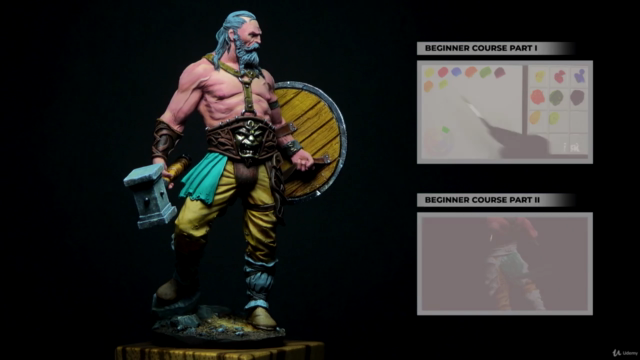 Learn how to paint miniature figure Part I – Screenshot 2