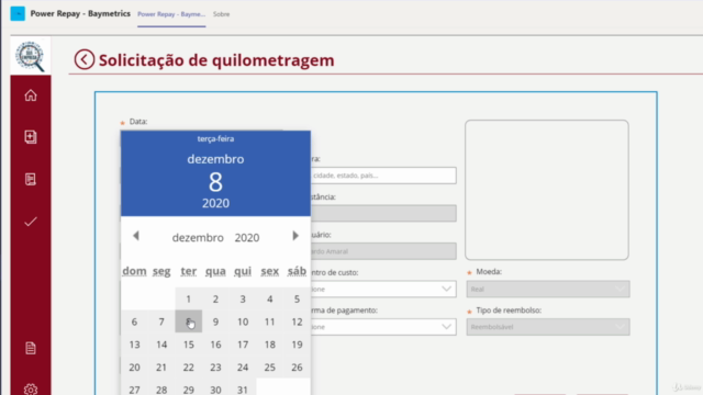 Power Apps - Aplicativo para Reembolso de Despesas - GRÁTIS – Screenshot 1