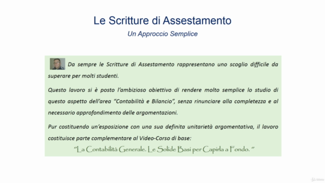 Le Scritture di Assestamento. Un Approccio Semplice. – Screenshot 1