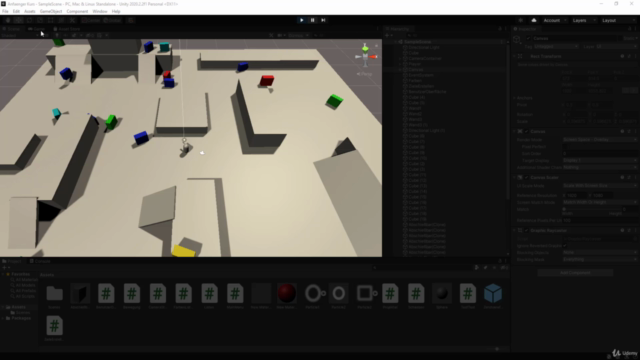 Unity 3D Anfänger Kurs mit wenig Vorwissen (Folgekurs) – Screenshot 2