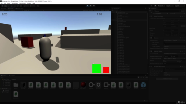 Unity 3D Anfänger Kurs mit wenig Vorwissen (Folgekurs) – Screenshot 3