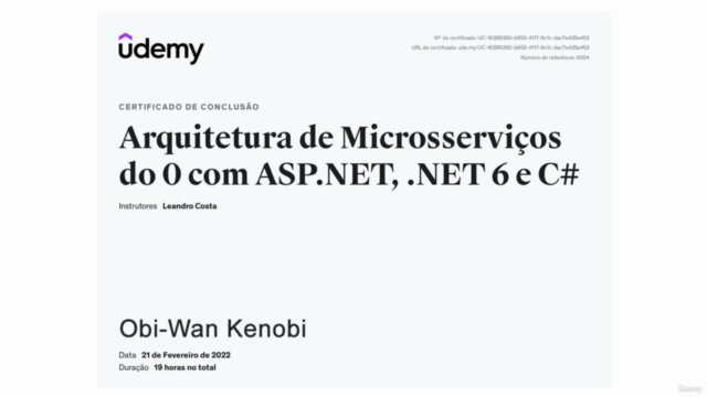 Arquitetura de Microsserviços do 0 com ASP.NET, .NET 6 e C# - Screenshot_04