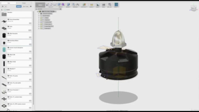 Creation of 3D model with Autodesk fusion 360 – Screenshot 1