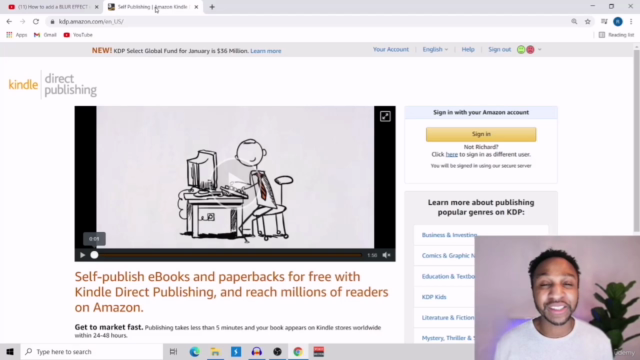 Amazon Kindle KDP Ebook: A Self Publishing Beginners Guide – Screenshot 1