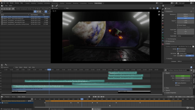 Learn Animation Production with Blender 2.9 – Screenshot 4