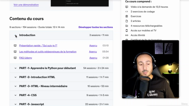 Pack WEB ULTIME : Javascript/HTML5/CSS3/Bootstrap/Python/CMS – Screenshot 2