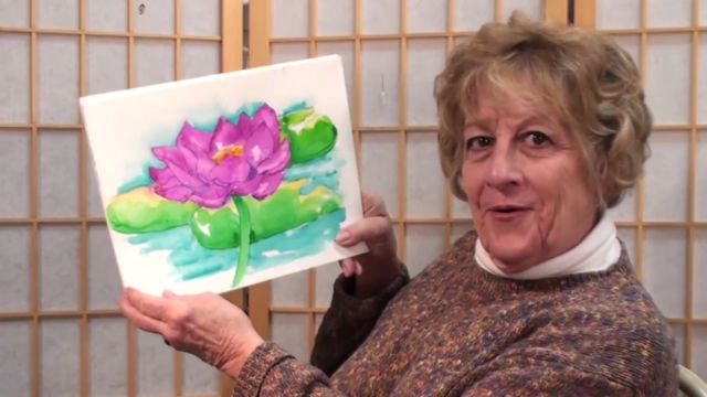 Learn Watercolor Painting: Lotus, Irises, and Magnolia – Screenshot 1