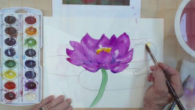 Learn Watercolor Painting: Lotus, Irises, and Magnolia – Screenshot 4