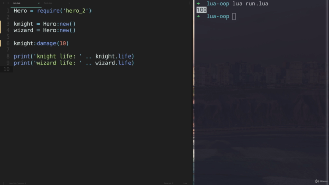 Programação Orientada a Objetos com Lua – Screenshot 1