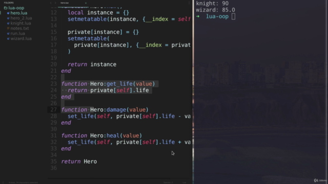 Programação Orientada a Objetos com Lua – Screenshot 2