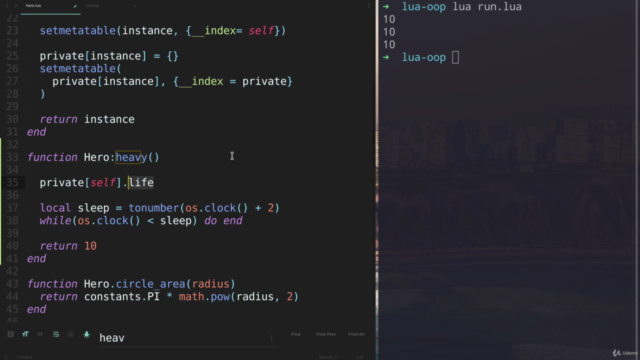 Programação Orientada a Objetos com Lua – Screenshot 4