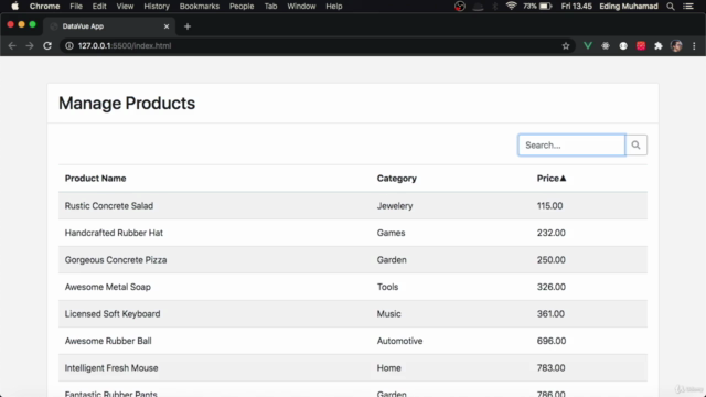 Kursus Vue.js 3 untuk pemula – Screenshot 4