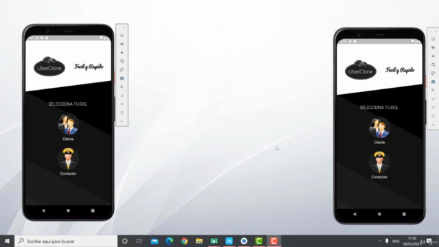 Crea una APP como UBER para IOS y Android con Flutter – Screenshot 1