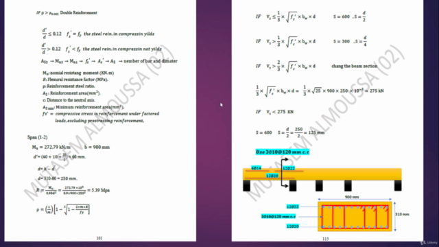 (ACI 318) دورة تصميم مبنى خرساني يدويا على الكود لأمريكي – Screenshot 4
