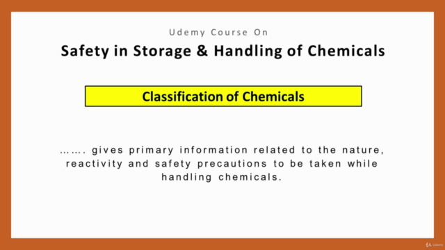 Safety in Storage and Handling of Chemicals – Screenshot 1
