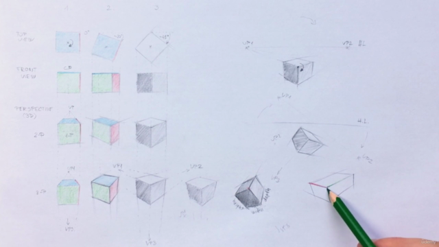 How to Draw Ep.2 - PERSPECTIVE 3D Drawing & Sketching Course – Screenshot 2