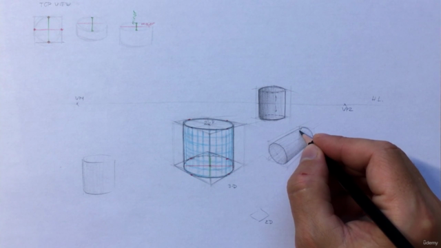 How to Draw Ep.2 - PERSPECTIVE 3D Drawing & Sketching Course – Screenshot 3