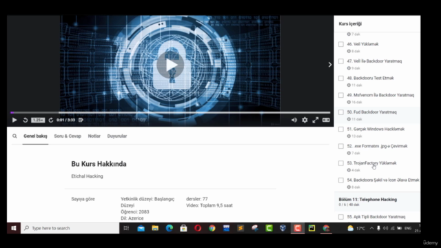 Azərbaycanca Etik Hacker Olma Kursu-Kali Linux və Python – Screenshot 3