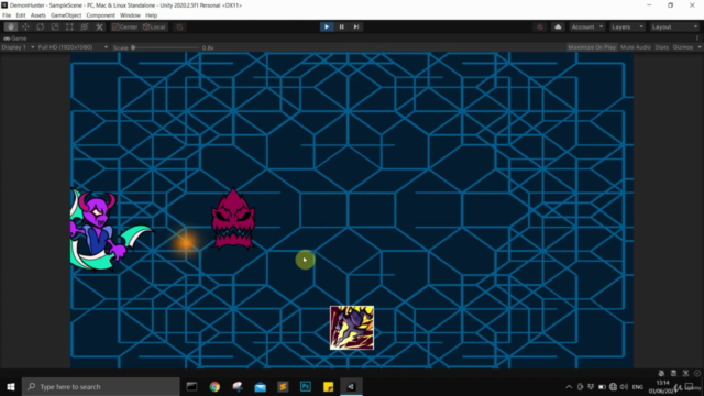 Unity 2D Game Development in C# 2021 – Screenshot 2