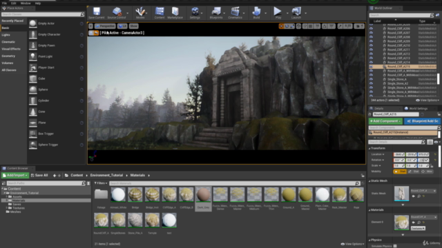 Realistic Fantasy Game Environment in Maya & Unreal Engine – Screenshot 4