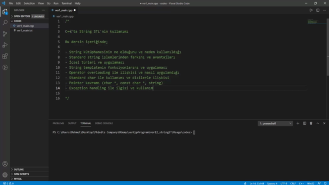Özel String Sınıfı | İleri Seviye C/C++ Programlama – Screenshot 4