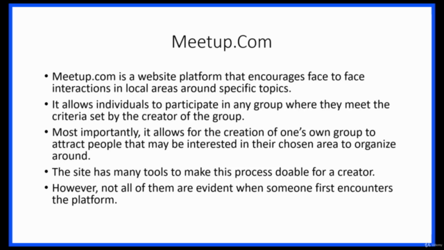 Meetup - Launching Your Next Event Using The Meetup Platform – Screenshot 3